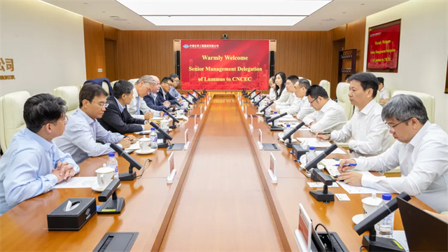 中國化學(xué)與魯瑪斯公司交流座談